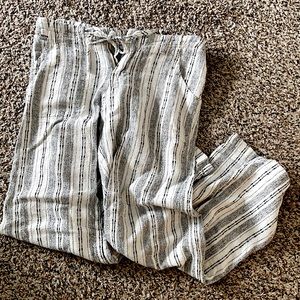 Linen Pants Wide Leg Small